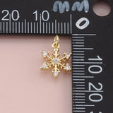 Jessi's CZ Snowflake Charm Necklace