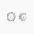 Halo Pearl Studs