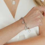 Heart Locket Charm (Silver)