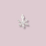 Jessi's CZ Snowflake Charm Necklace