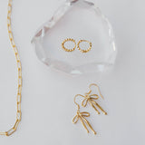 Charlotte CZ Hoops (Gold)