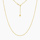 Italian Milano Twist Adjustable Chain (Gold)