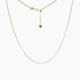 20" Italian Liscia Snake Adjustable Chain (Gold)