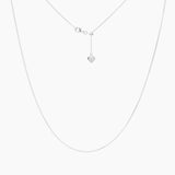 24" Italian Grano Wheat Adjustable Chain (Silver)