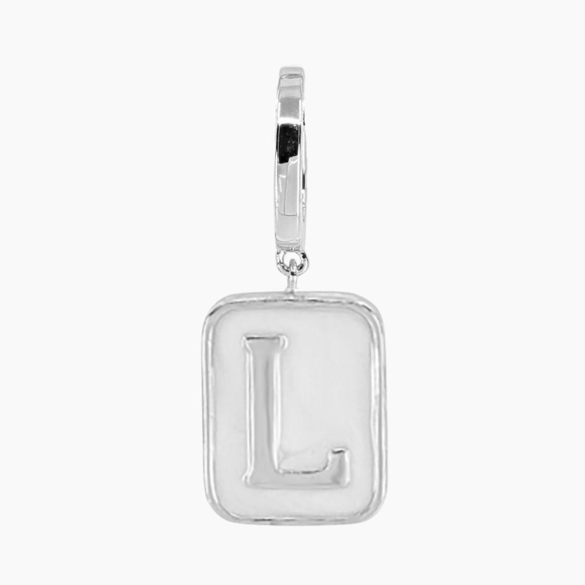 Classic Initial Charm (Silver)