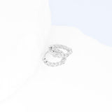 Charlotte CZ Hoops (Silver)