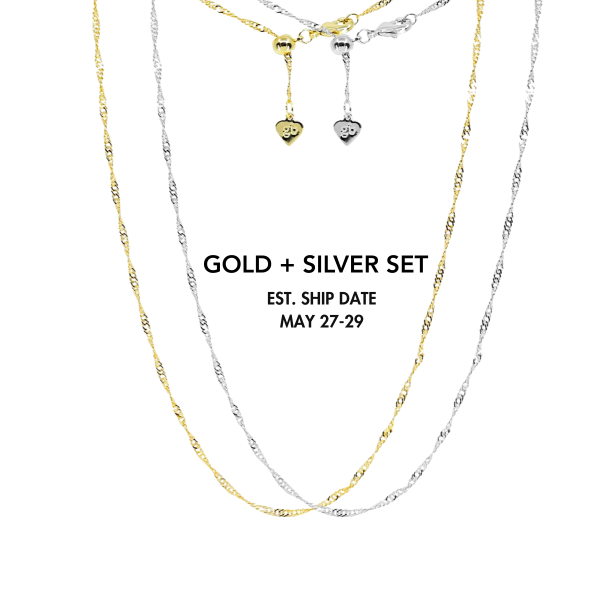 Addie Adjustable Set (Gold + Silver)