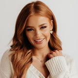 Mabel Heart Earrings (Gold)
