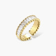Golden Baguette Eternity Ring