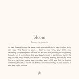 Birth Flower Charm (Silver)