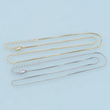 Simple CZ Snowflake Charm Necklace