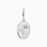 Birth Flower Charm (Silver)