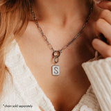 Classic Initial Charm (Silver)