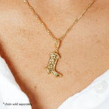 Cowboy Boot Charm (Gold)