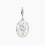 Birth Flower Charm (Silver)