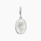 Birth Flower Charm (Silver)