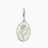 Birth Flower Charm (Silver)