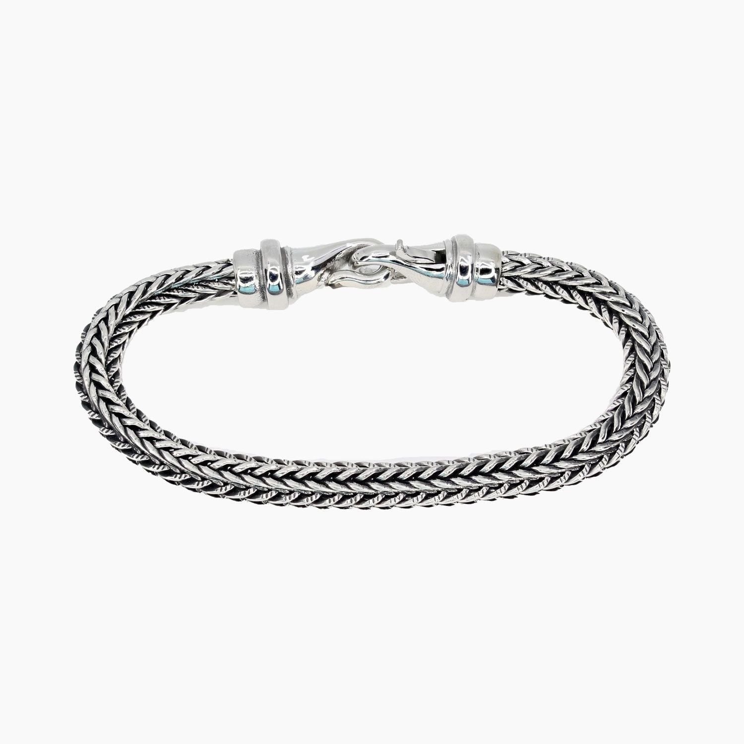 Italgem Steel Bracelets,Men's Italgem Stainless Steel Grano Wheat Men's Bracelet