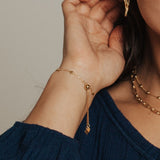 Italian Station Bracelet (Gold)