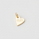 11:11 Angel Number Heart Charm (Gold)