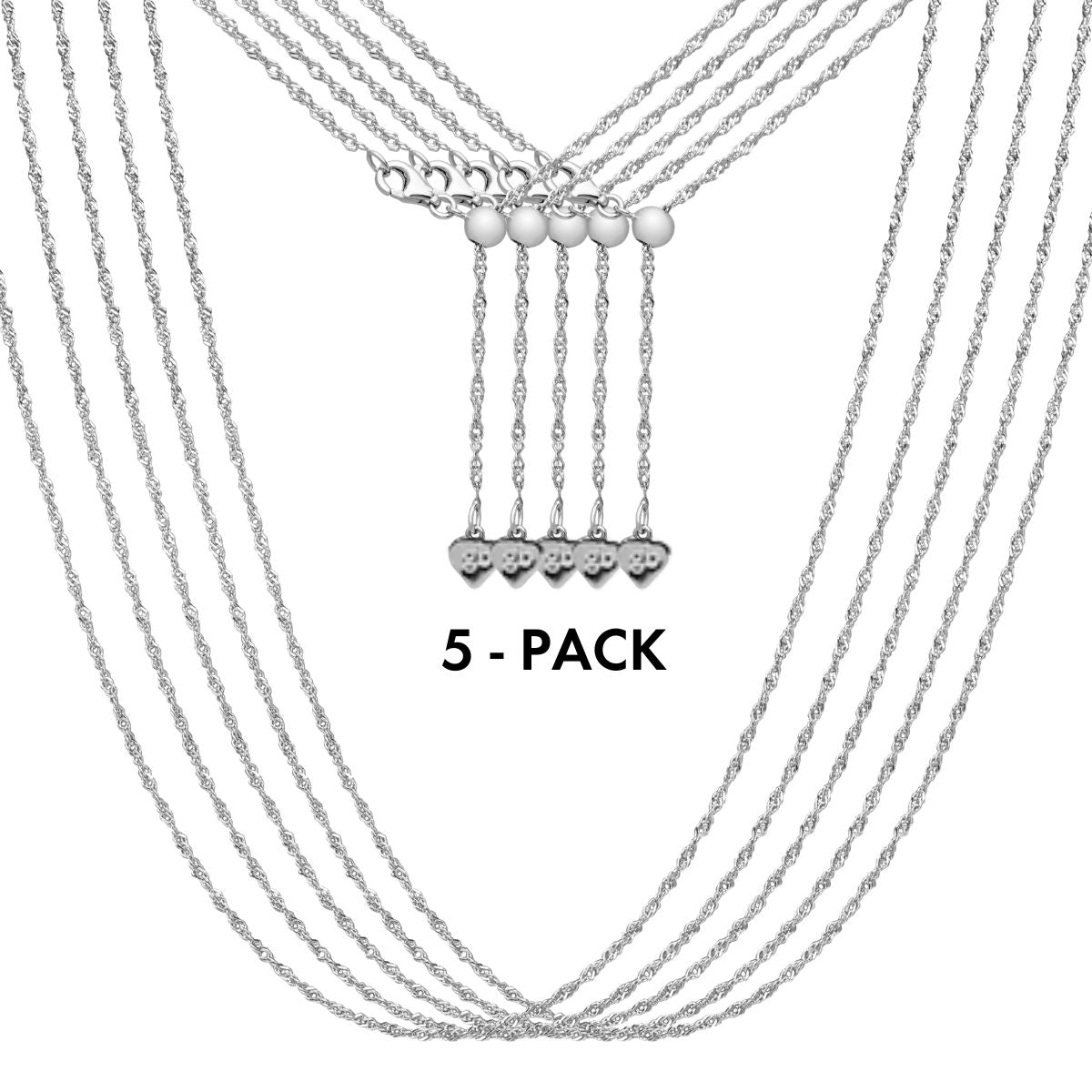 Addie Adjustable Chain (Silver)