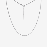 Bella Adjustable Box Chain (Sterling Silver)
