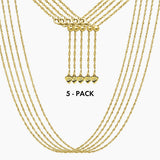 Addie Adjustable Chain 24" (Gold)