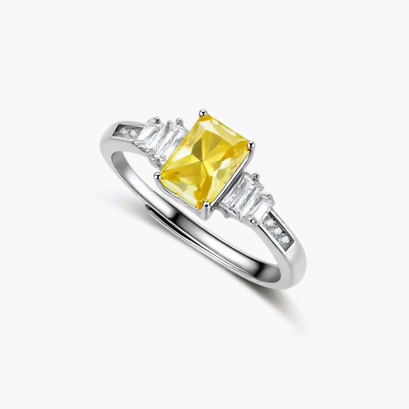 Sunset Sovereign Moissanite Ring