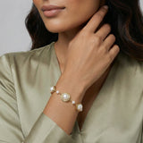 Golden Pearl Nest Bracelet