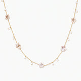 Lunar Pearl Stars Necklace