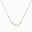 Luna Pearl Arc Necklace
