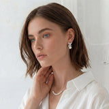 Luna Pearl Arc Necklace