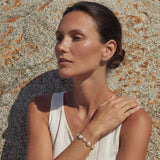 Golden Pearl Nest Bracelet