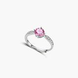 Pink Dreams Moissanite Ring