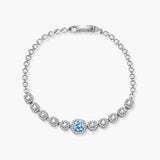Azure Tennis Bracelet