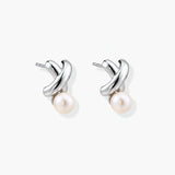 Infinity Pearl Studs