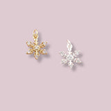 Jessi's CZ Snowflake Charm Necklace