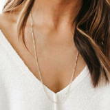 Addie Adjustable Chain 30" (Silver)