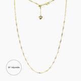 Addie Adjustable Chain 30" (Gold)