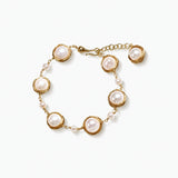 Golden Pearl Nest Bracelet