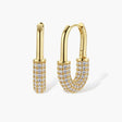 Golden Glow Huggie Hoops