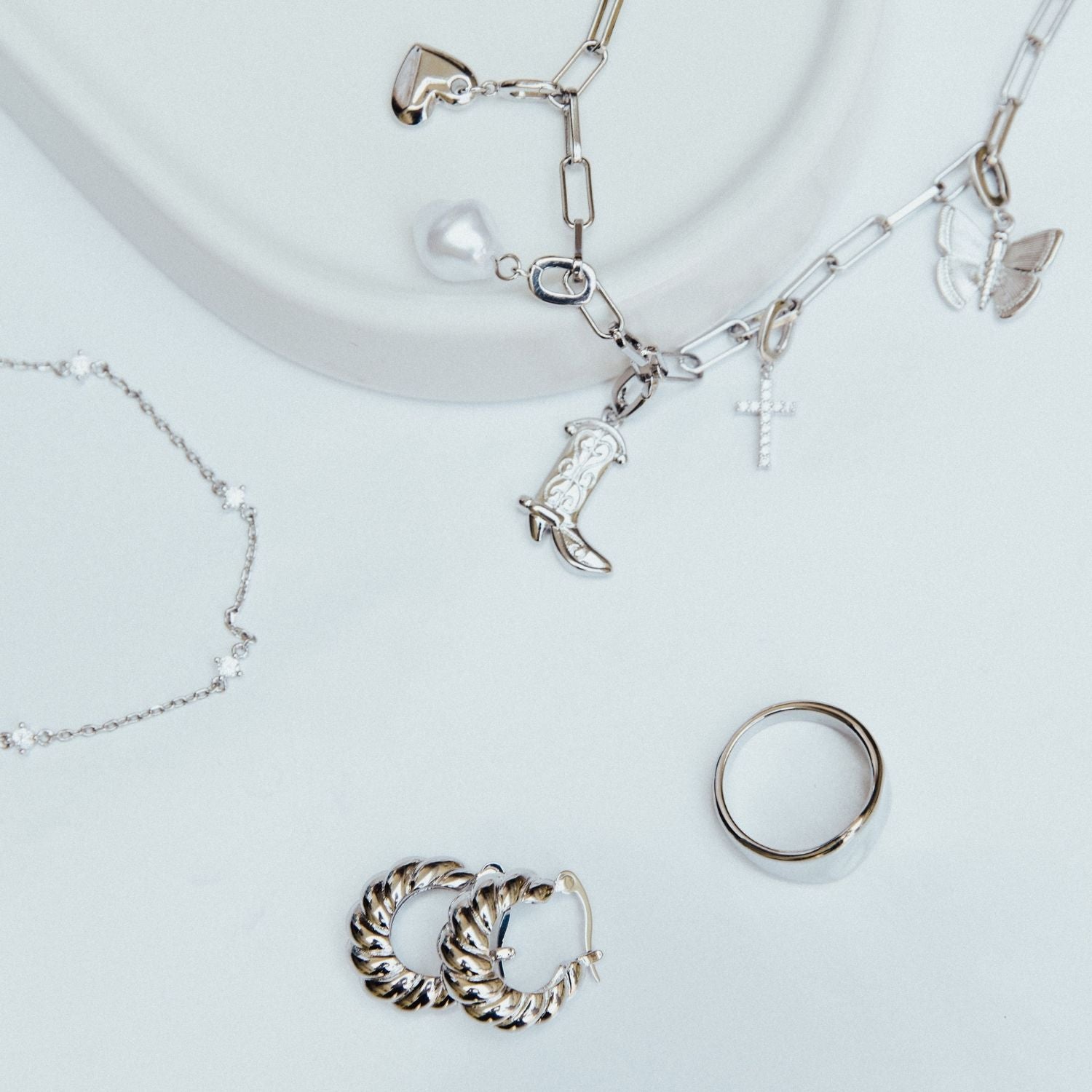 Grace Necklace (Silver) – grace blooms