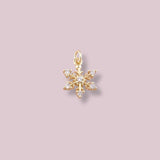 Jessi's CZ Snowflake Charm Necklace
