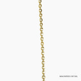 Tessa Adjustable Length Charm Threader — Cable Chain (Gold)