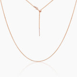 Tessa Adjustable Length Charm Threader — Cable Chain (Rose Gold)