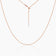 Tessa Adjustable Length Charm Threader — Cable Chain (Rose Gold)