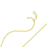 Italian Milano Twist Adjustable Chain (Gold)