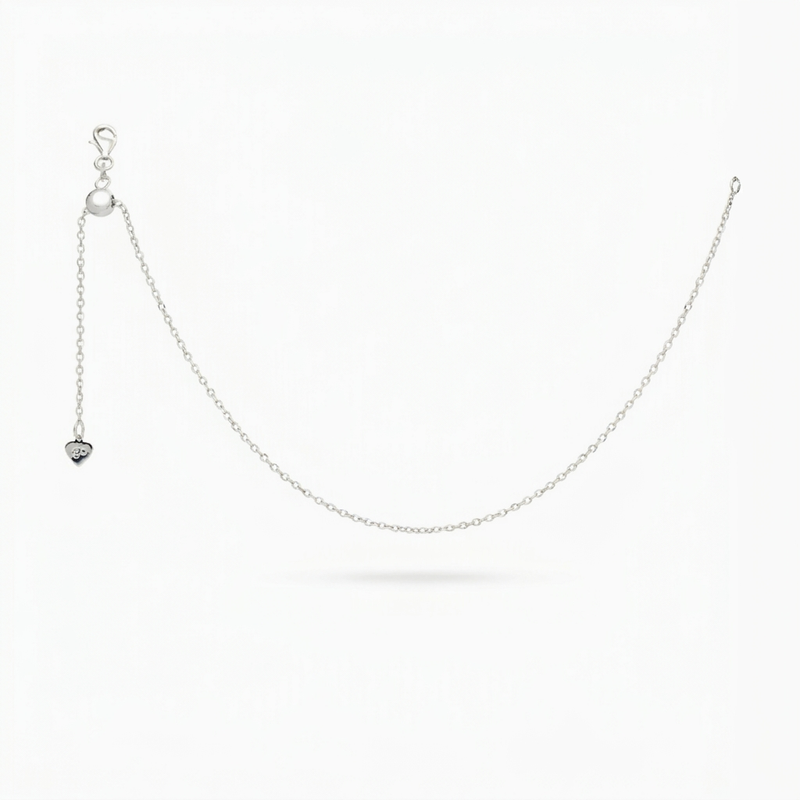 Cassie Cable Adjustable Extender 10" (Silver)