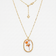 Amber Wildflower Adjustable Necklace