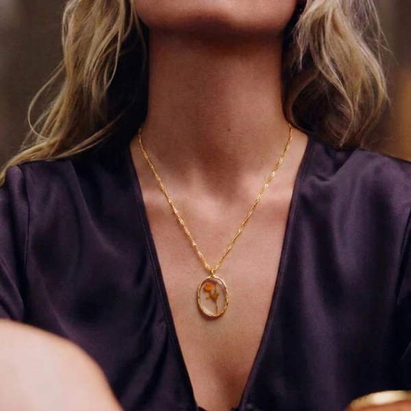 Customer photo wearing Grace Blooms jewelry
